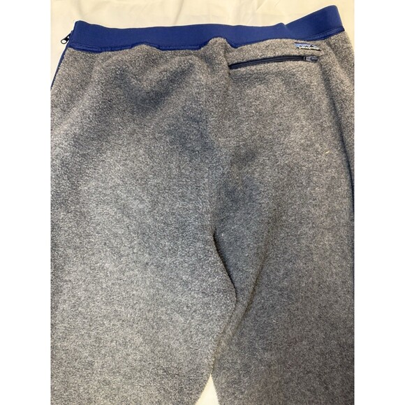 Vintage 90s Patagonia Gray Fleece Sweatpants Side Zipper Back Pocket Mens XL - Picture 12 of 12